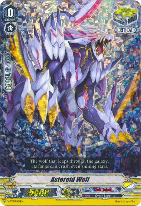 Image for Asteroid Wolf (RRR Foil) (V-TD07: Kouji Ibuki) (V-TD07/011EN) - Cardfight Vanguard