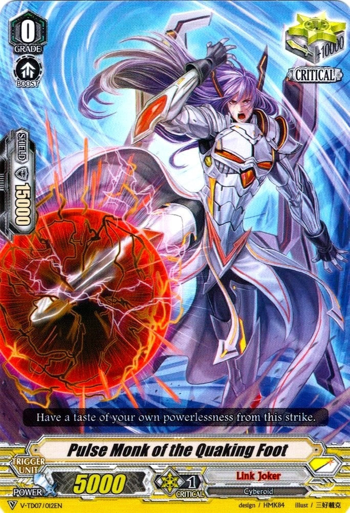 Image for Pulse Monk of the Quaking Foot (V-TD07: Kouji Ibuki) (V-TD07/012EN) - Cardfight Vanguard