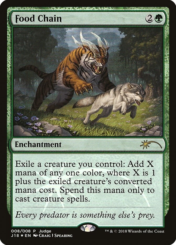 Image for Food Chain (Judge Promos) (8) - Magic: The Gathering
