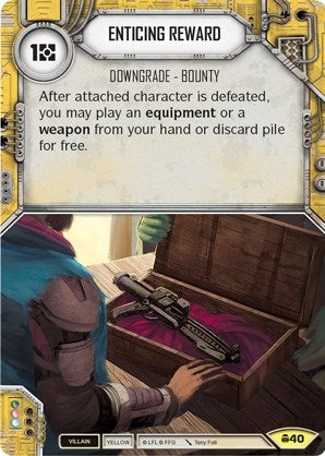 Image for Enticing Reward (Convergence) (40) - Star Wars: Destiny
