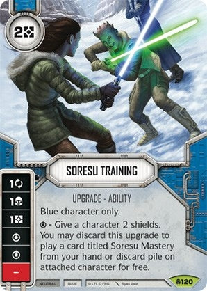 Image for Soresu Training (Card Only) (Convergence) (120) - Star Wars: Destiny