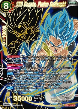Image for SSB Gogeta, Fusion Onslaught (SPR) (Destroyer Kings) (BT6-014_SPR) - Dragon Ball Super: Masters