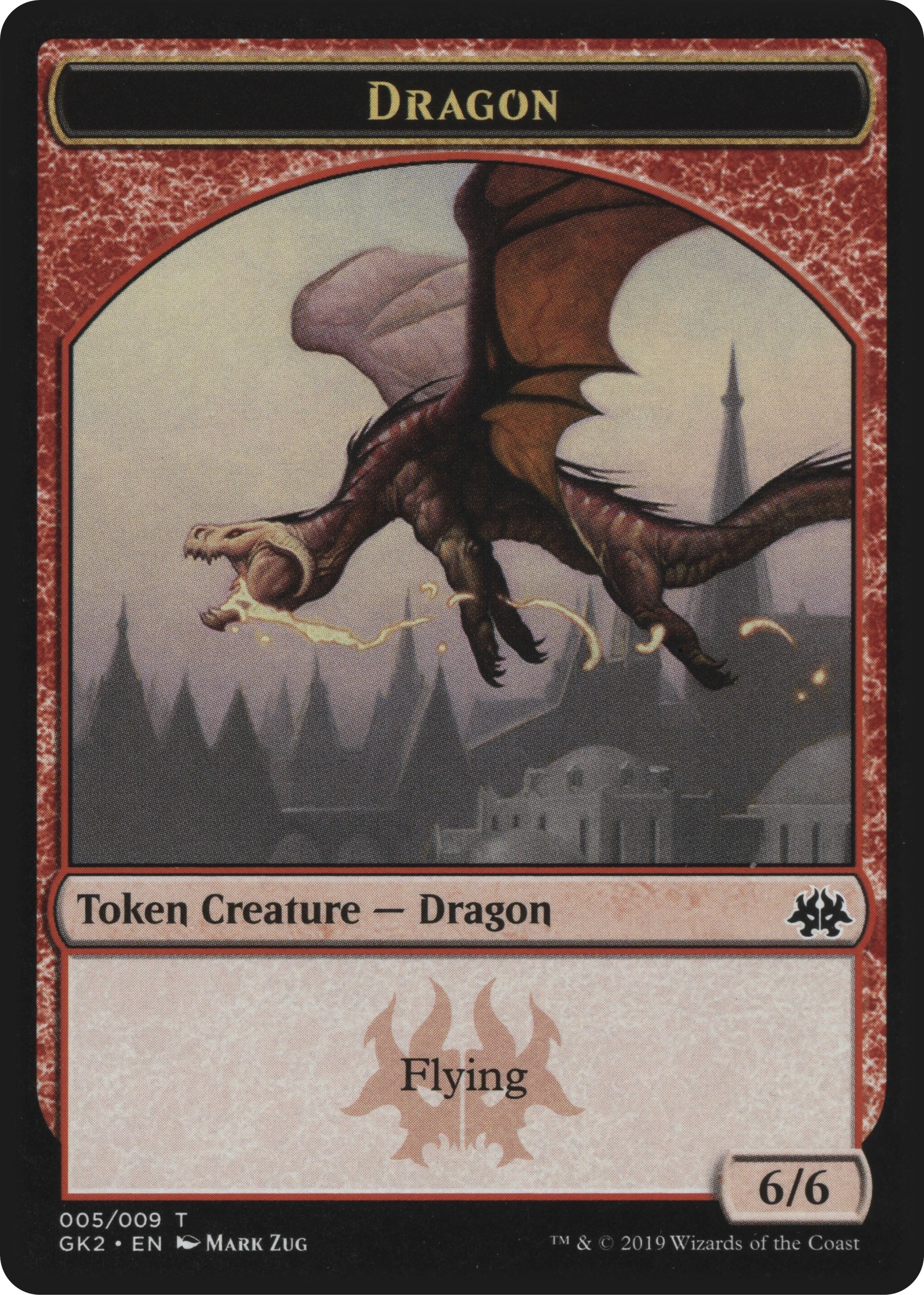 Image for Dragon // Goblin Double-Sided Token (Ravnica Allegiance: Guild Kits) (5 // 6) - Magic: The Gathering