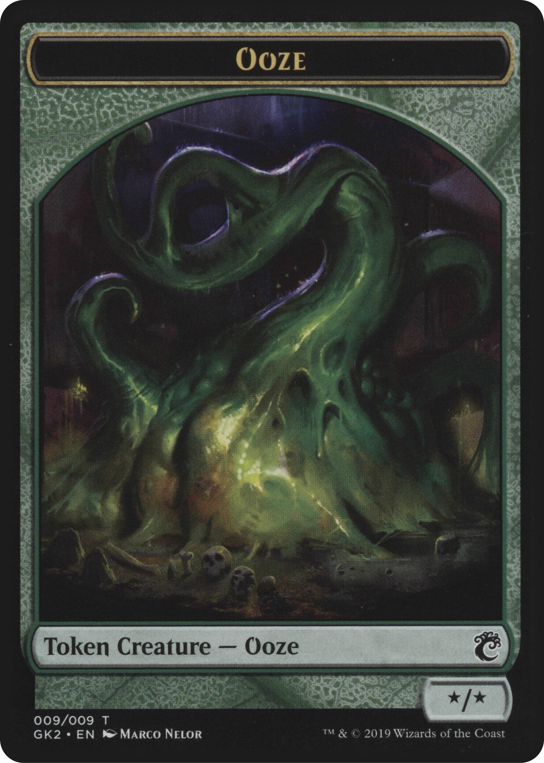 Image for Ooze // Frog Lizard Double-Sided Token (Ravnica Allegiance: Guild Kits) (9 // 6) - Magic: The Gathering