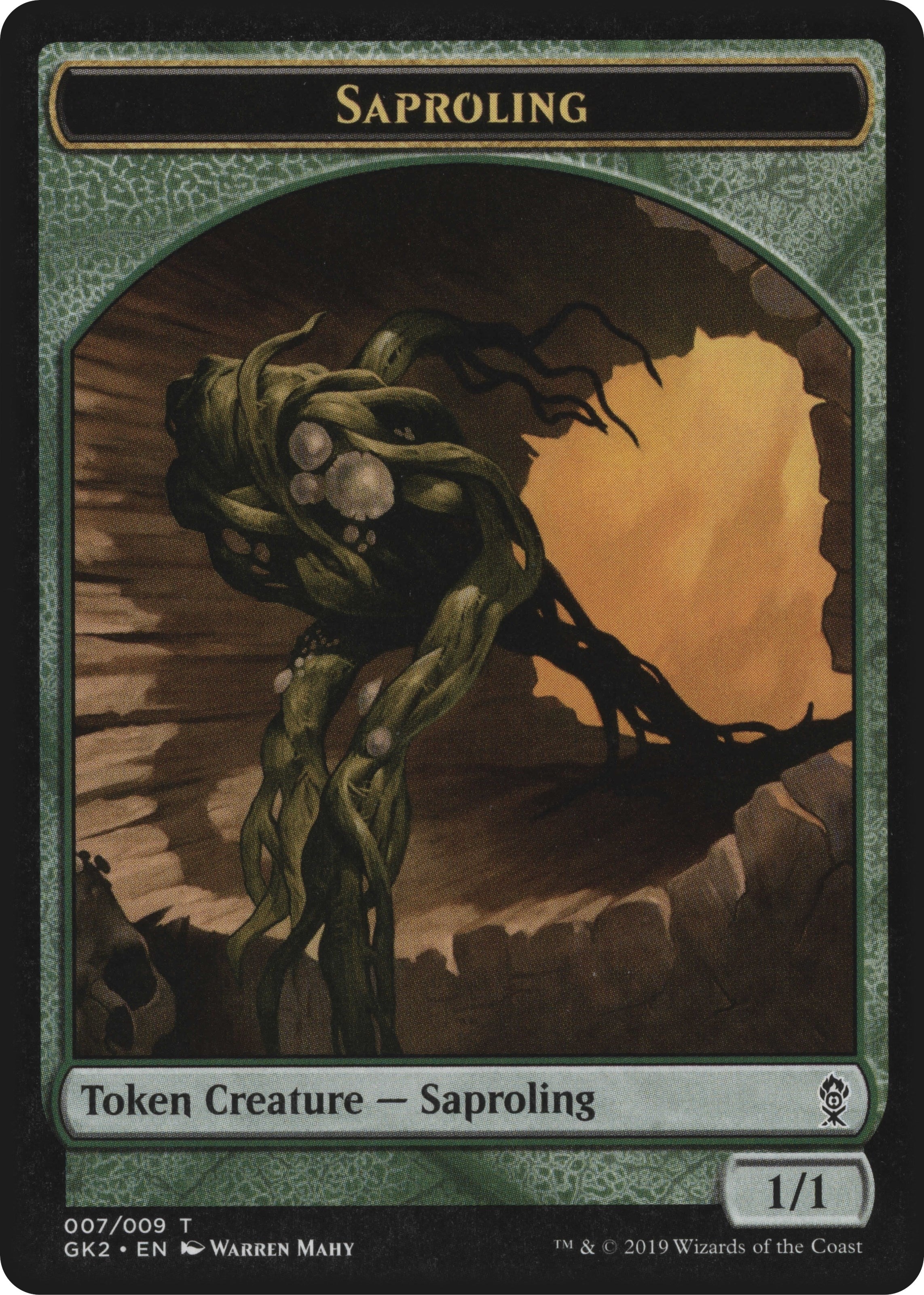 Image for Saproling // Wurm Double-Sided Token (Ravnica Allegiance: Guild Kits) (7 // 8) - Magic: The Gathering