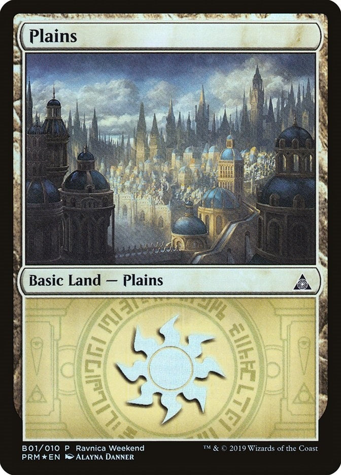Image for Plains - Azorius (B01) (Launch Party & Release Event Promos) (1) - Magic: The Gathering
