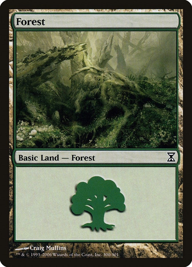 Image for Forest (300) (Time Spiral) (300) - Magic: The Gathering