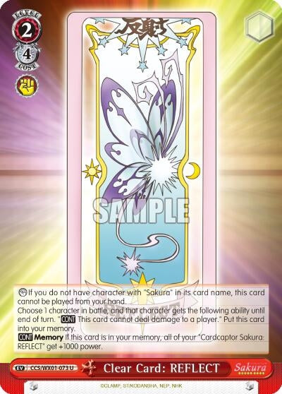 Image for Clear Card: REFLECT (Cardcaptor Sakura: Clear Card) (CCS/WX01-073 U) - Weiss Schwarz