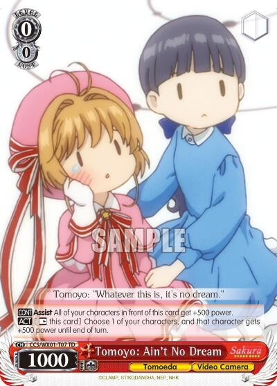 Image for Tomoyo: Ain't No Dream (Cardcaptor Sakura: Clear Card) (CCS/WX01-T07 TD) - Weiss Schwarz