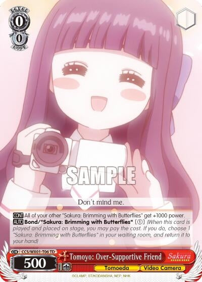 Image for Tomoyo: Over-Supportive Friend (Cardcaptor Sakura: Clear Card) (CCS/WX01-T06 TD) - Weiss Schwarz