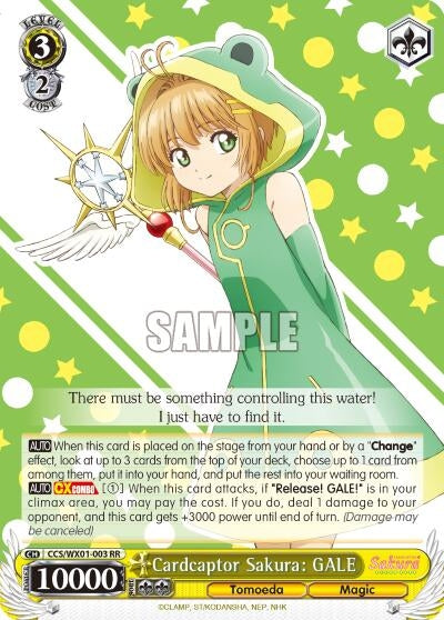 Image for Cardcaptor Sakura: GALE (Cardcaptor Sakura: Clear Card) (CCS/WX01-003 RR) - Weiss Schwarz