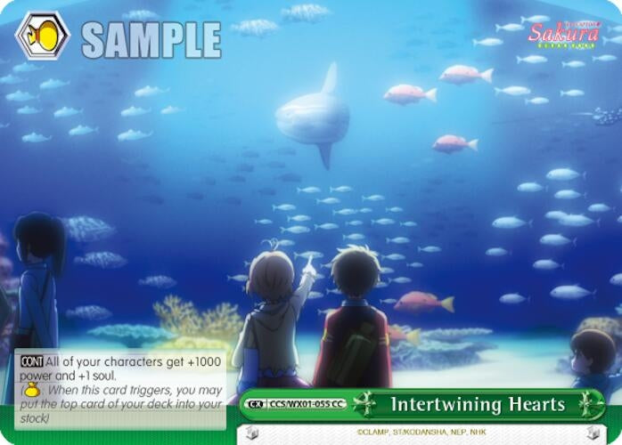Image for Intertwining Hearts (Cardcaptor Sakura: Clear Card) (CCS/WX01-055 CC) - Weiss Schwarz