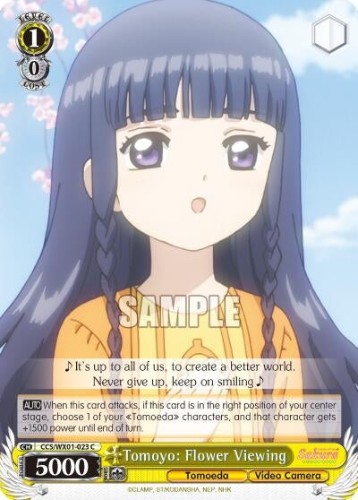 Image for Tomoyo: Flower Viewing (Cardcaptor Sakura: Clear Card) (CCS/WX01-023 C) - Weiss Schwarz