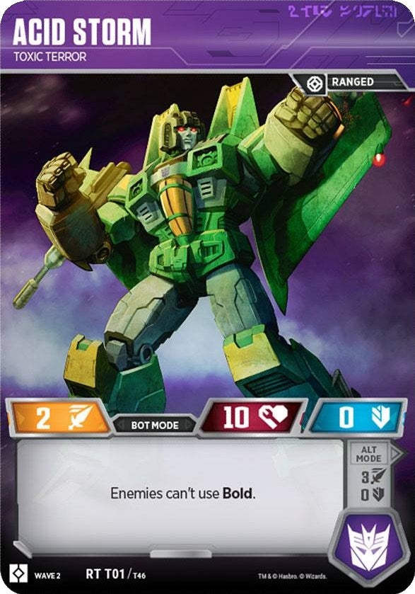 Image for Acid Storm - Toxic Terror (Rise of the Combiners) (1) - Transformers TCG