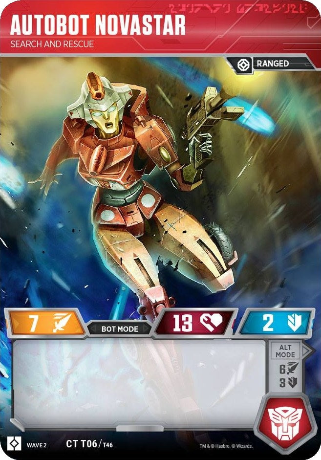 Image for Autobot Novastar - Search and Rescue (Rise of the Combiners) (6) - Transformers TCG