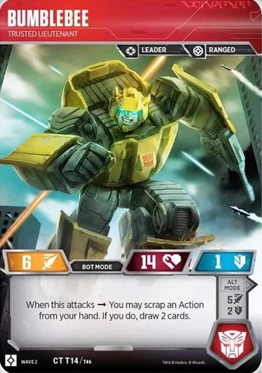 Image for Bumblebee - Trusted Lieutenant (Rise of the Combiners) (14) - Transformers TCG
