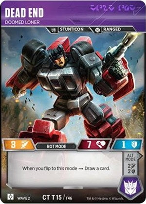Image for Dead End - Doomed Loner (Rise of the Combiners) (15) - Transformers TCG