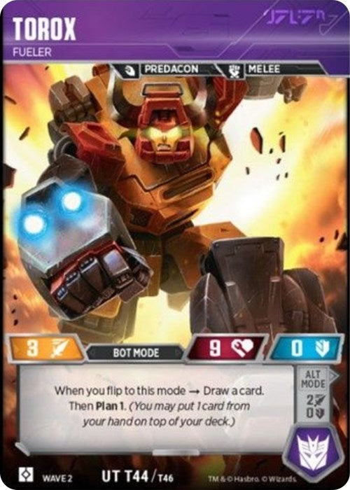 Image for Torox - Fueler (Rise of the Combiners) (44) - Transformers TCG