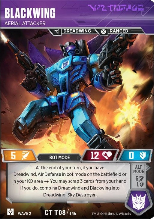 Image for Blackwing - Aerial Attacker (Rise of the Combiners) (8) - Transformers TCG