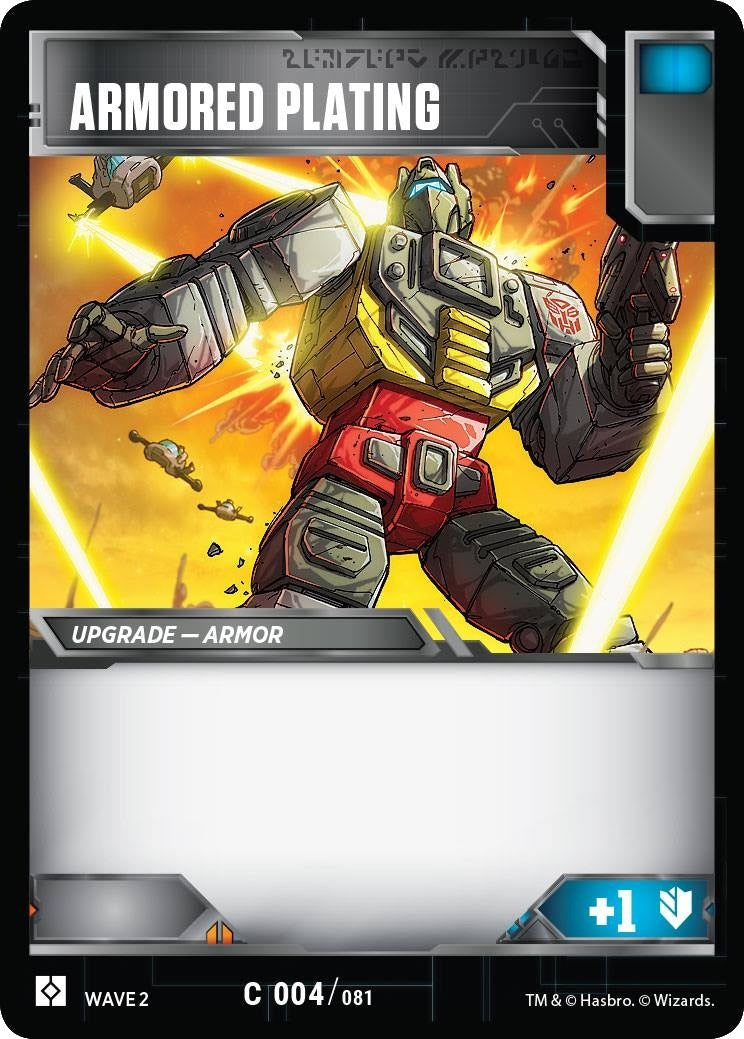 Image for Armored Plating (Rise of the Combiners) (4) - Transformers TCG