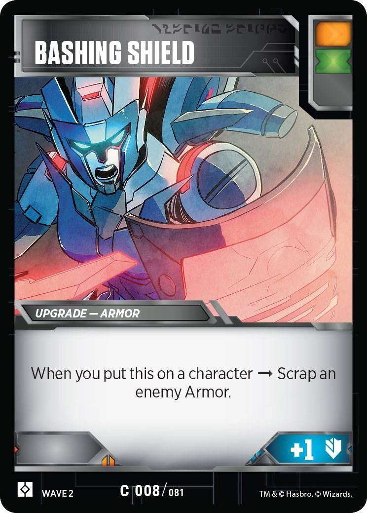 Image for Bashing Shield (Rise of the Combiners) (8) - Transformers TCG