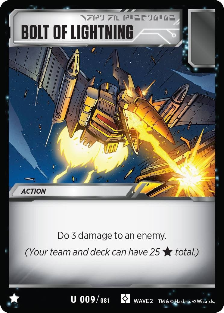 Image for Bolt of Lightning (Rise of the Combiners) (9) - Transformers TCG