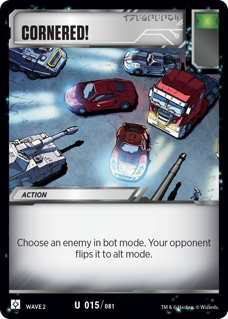Image for Cornered! (Rise of the Combiners) (15) - Transformers TCG