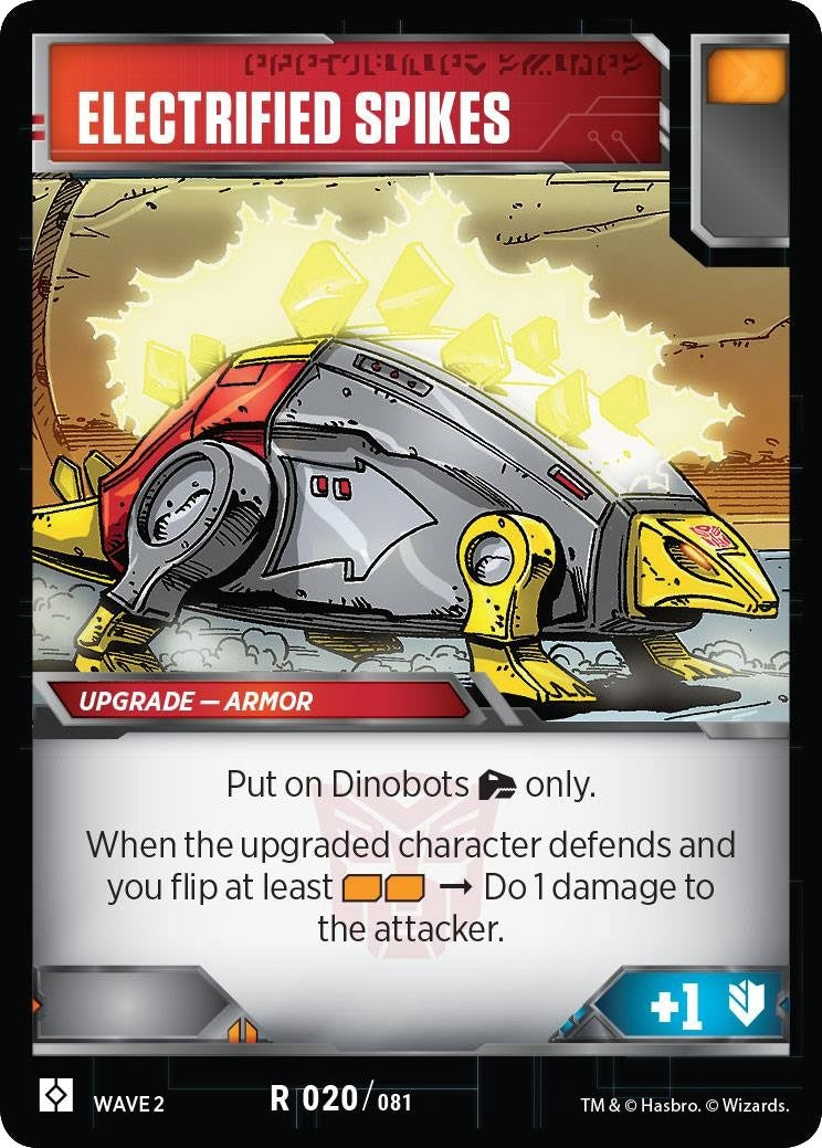 Image for Electrified Spikes (Rise of the Combiners) (20) - Transformers TCG