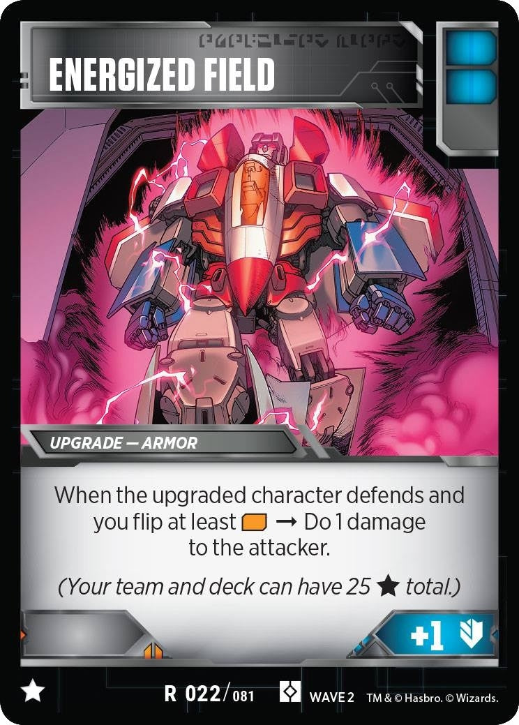 Image for Energized Field (Rise of the Combiners) (22) - Transformers TCG
