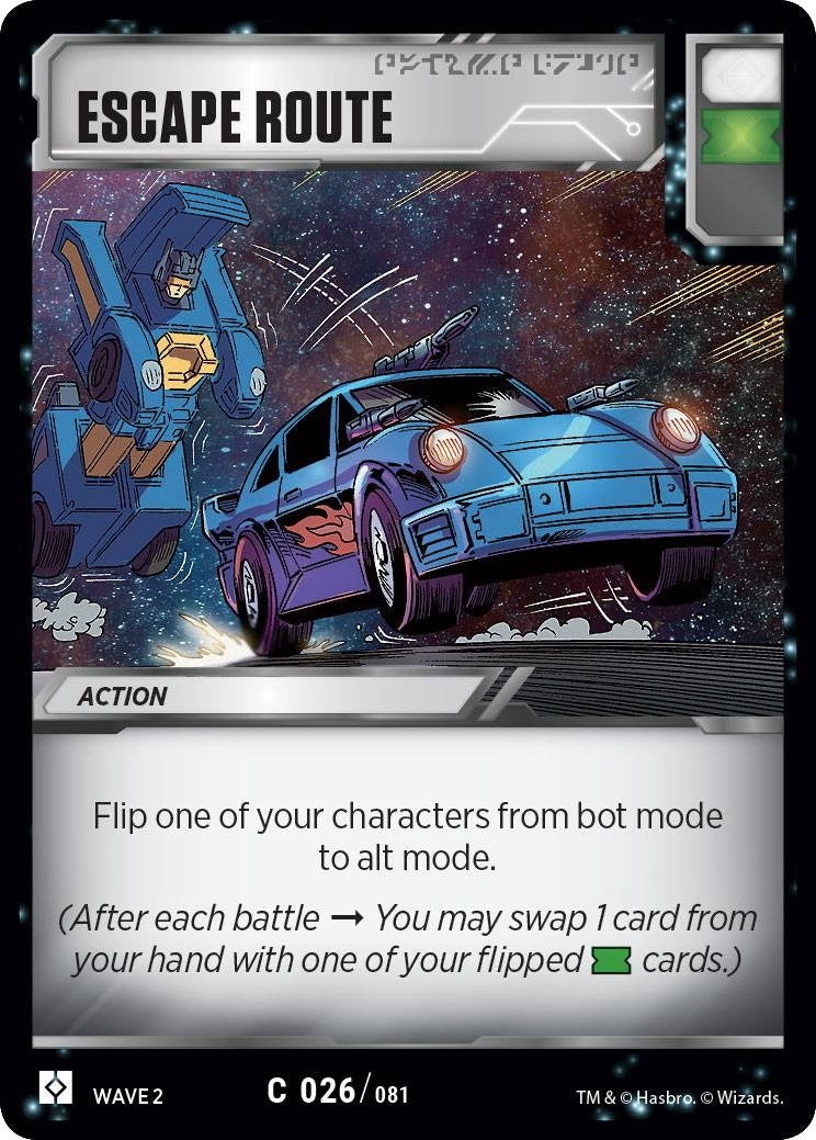 Image for Escape Route (Rise of the Combiners) (26) - Transformers TCG