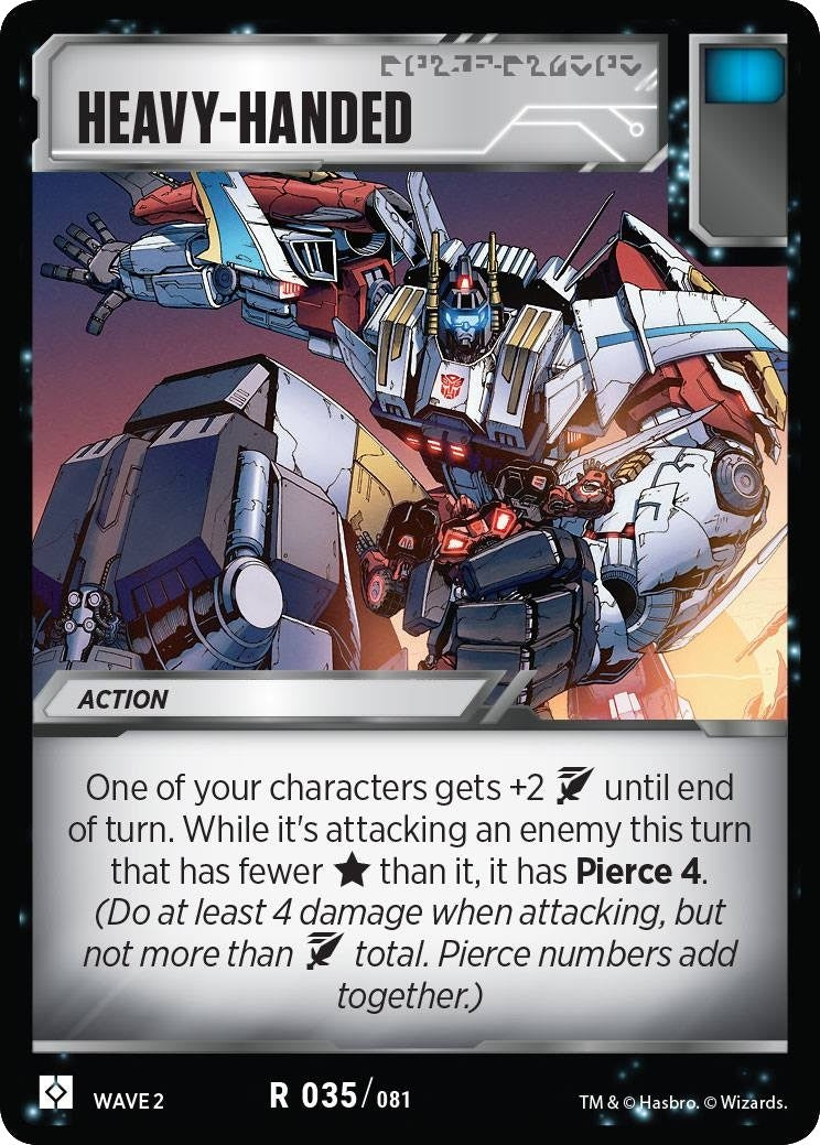 Image for Heavy-Handed (Rise of the Combiners) (35) - Transformers TCG