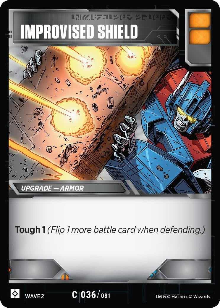 Image for Improvised Shield (Rise of the Combiners) (36) - Transformers TCG