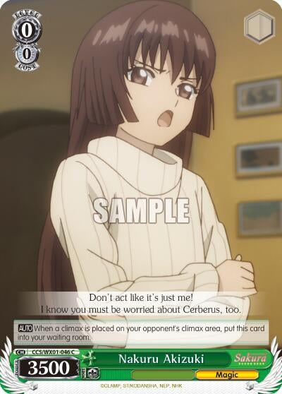 Image for Nakuru Akizuki (Cardcaptor Sakura: Clear Card) (CCS/WX01-046 C) - Weiss Schwarz