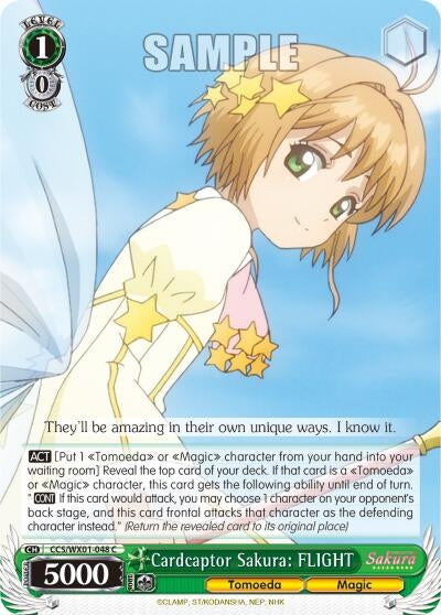 Image for Cardcaptor Sakura: FLIGHT (Cardcaptor Sakura: Clear Card) (CCS/WX01-048 C) - Weiss Schwarz