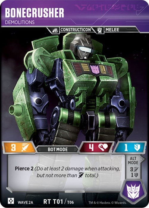 Image for Bonecrusher - Demolitions (Wave 2A - Devastator) (Rise of the Combiners) (1) - Transformers TCG