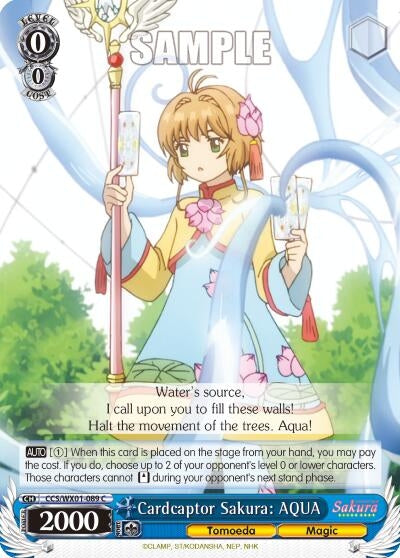 Image for Cardcaptor Sakura: AQUA (Cardcaptor Sakura: Clear Card) (CCS/WX01-089 C) - Weiss Schwarz