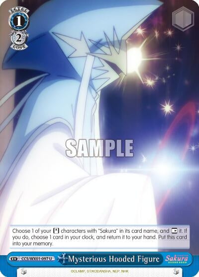Image for Mysterious Hooded Figure (Cardcaptor Sakura: Clear Card) (CCS/WX01-097 U) - Weiss Schwarz