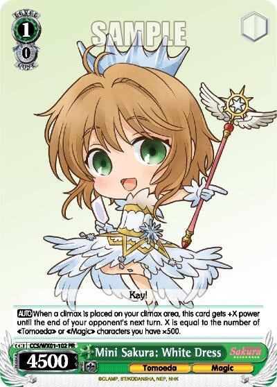Image for Mini Sakura: White Dress (Cardcaptor Sakura: Clear Card) (CCS/WX01-102 PR) - Weiss Schwarz