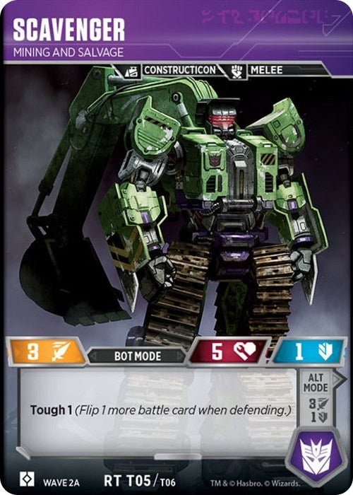 Image for Scavenger - Mining And Salvage (Wave 2A - Devastator) (Rise of the Combiners) (5) - Transformers TCG