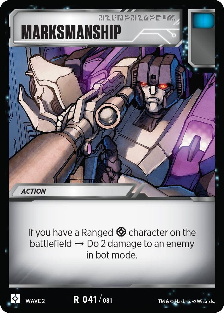 Image for Marksmanship (Rise of the Combiners) (41) - Transformers TCG