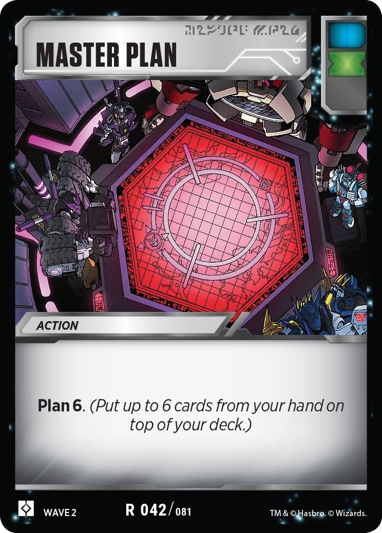 Image for Master Plan (Rise of the Combiners) (42) - Transformers TCG