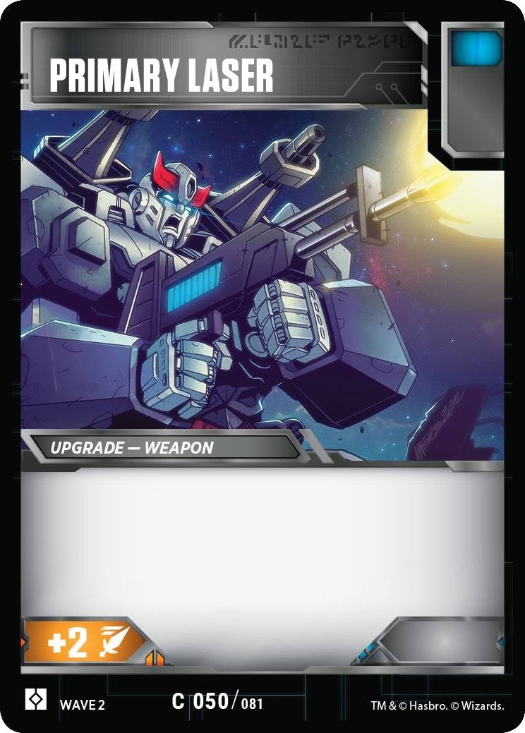 Image for Primary Laser (Rise of the Combiners) (50) - Transformers TCG