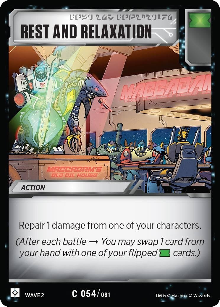 Image for Rest And Relaxation (Rise of the Combiners) (54) - Transformers TCG