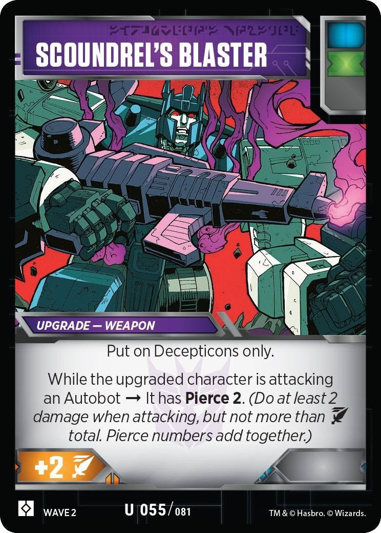 Image for Scoundrel's Blaster (Rise of the Combiners) (55) - Transformers TCG