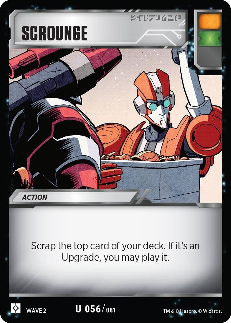 Image for Scrounge (Rise of the Combiners) (56) - Transformers TCG
