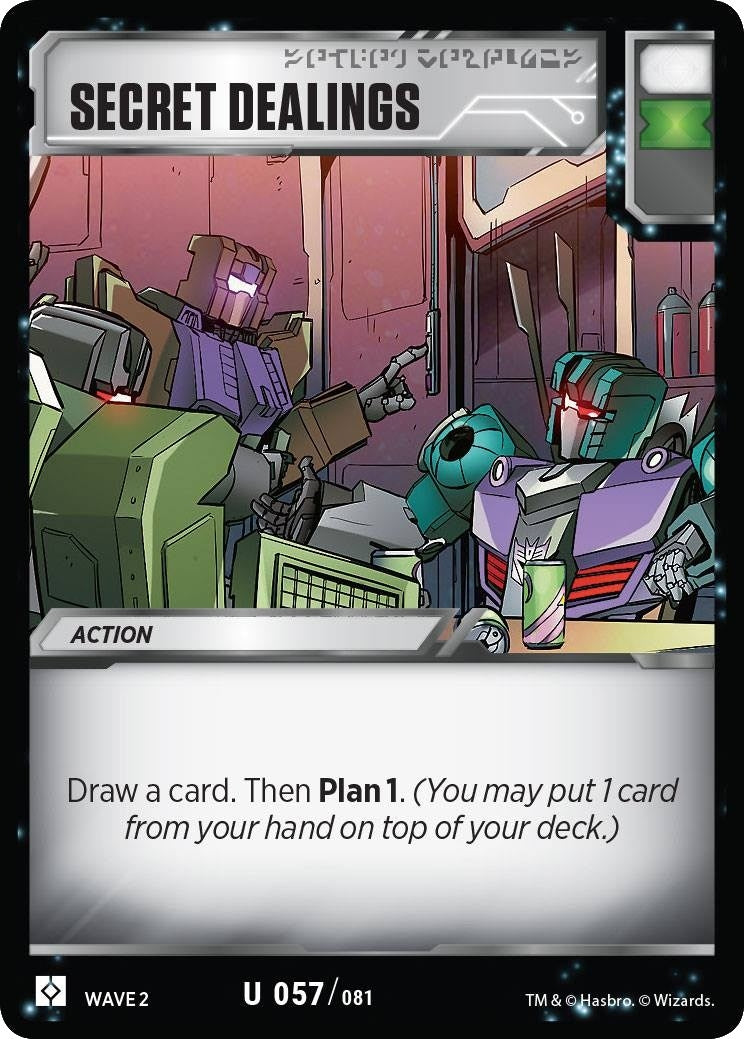Image for Secret Dealings (Rise of the Combiners) (57) - Transformers TCG