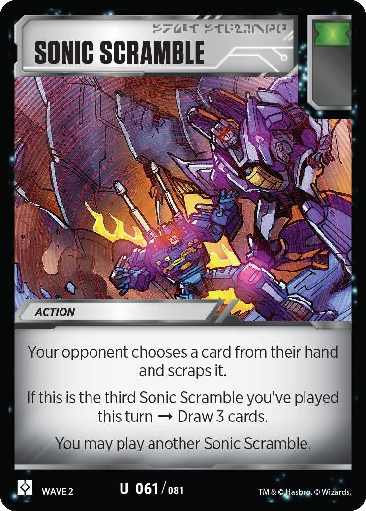 Image for Sonic Scramble (Rise of the Combiners) (61) - Transformers TCG