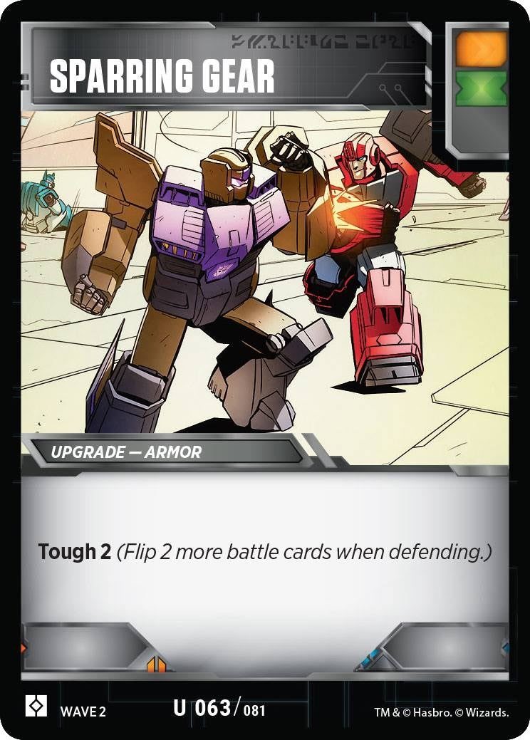 Image for Sparring Gear (Rise of the Combiners) (63) - Transformers TCG