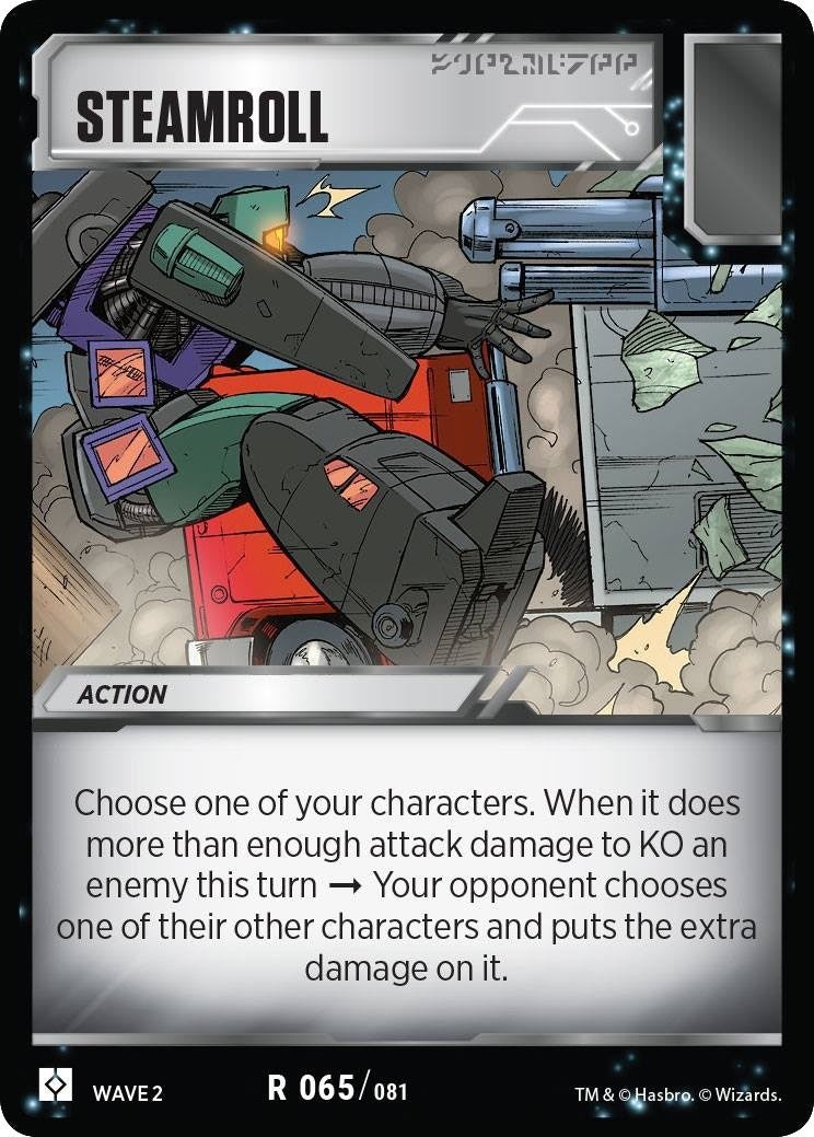 Image for Steamroll (Rise of the Combiners) (65) - Transformers TCG