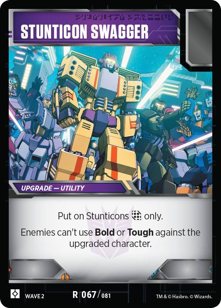 Image for Stunticon Swagger (Rise of the Combiners) (67) - Transformers TCG